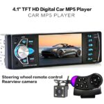Авто MP5 плеър, модел 4022D, 1DIN, Дисплей 4 инча, Bluetooth, FM, SD, USB, камера за заден ход, блутут дистанционно за волана