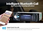 Авто MP5 плеър, модел 4022D, 1DIN, Дисплей 4 инча, Bluetooth, FM, SD, USB, камера за заден ход, блутут дистанционно за волана - Image 12