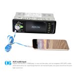 Авто MP5 плеър, модел 4022D, 1DIN, Дисплей 4 инча, Bluetooth, FM, SD, USB, камера за заден ход, блутут дистанционно за волана - Image 8