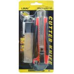 Универсален макетен нож с 3 броя резервни ножчета в компактна кутия