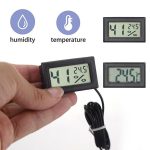 Дигитален термометър и хигрометър с външна сонда 1Tech TX-01 – за инкубатор, терариум и дома - Image 3