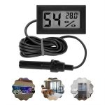 Дигитален термометър и хигрометър с външна сонда 1Tech TX-01 – за инкубатор, терариум и дома - Image 2