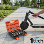 Професионален комплект инструменти 1Tech HT-53 – Гедоре 53 части с дълбоки вложки и тресчотка 1/4" - Image 15