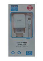 Комплект зарядно устройство 1Tech за iPhone Letang LT-TZ-28, 2.4A с Lightning кабел 1.0м, Бял - Image 5