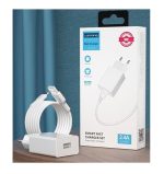Комплект зарядно устройство 1Tech за iPhone Letang LT-TZ-28, 2.4A с Lightning кабел 1.0м, Бял - Image 4