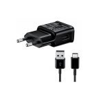 Мрежово зарядно устройство 1Tech TY-2, 5V 2A с включен USB Type-C кабел, Черен - Image 5